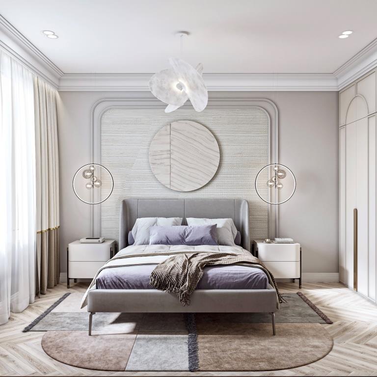 дизайн интерьера спальни нюд в Санкт-Петербурге