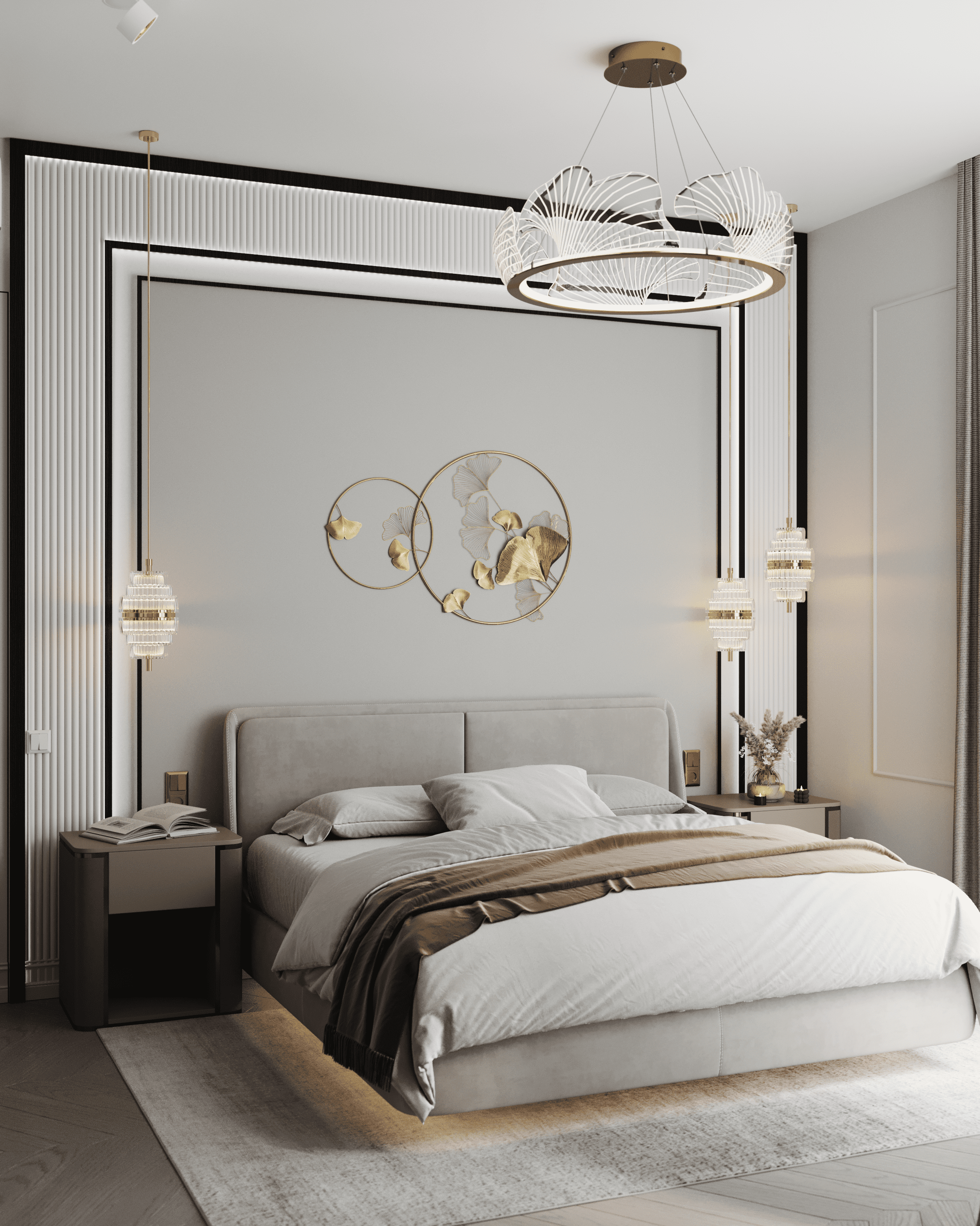 Дизайн-проект спальни в Санкт-Петербурге